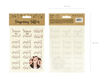 Picture of TEMPORARY TATTOOS BACHELORETTE PARTY ROSE GOLD - 13 PACK